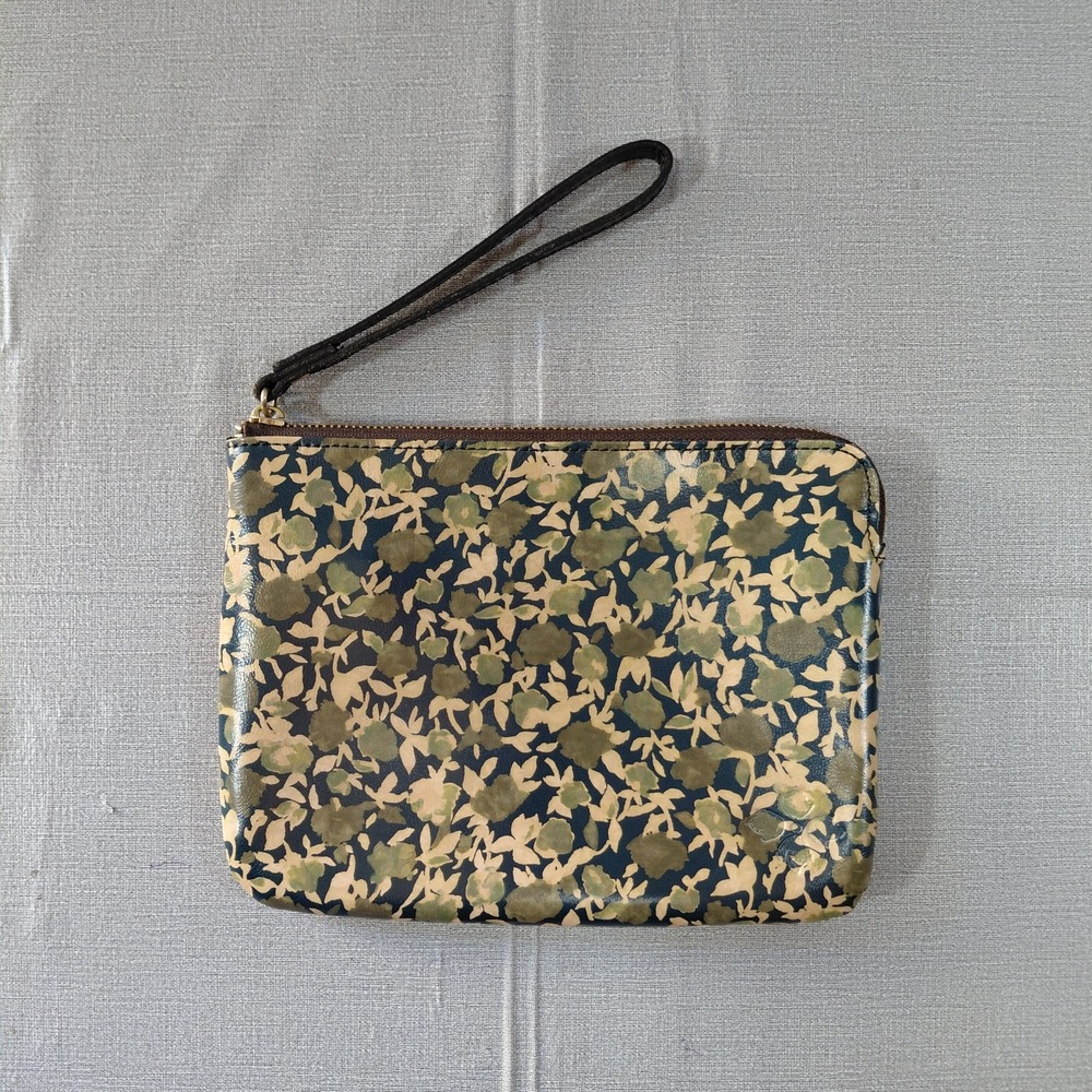 Patricia Nash Cassini Olive Groves Large Wristlet 100% Leather